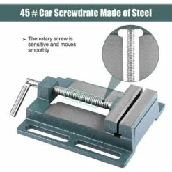 100mm Étau Perceuse à Colonne, Etau De Table Pour Perceuse à Colonne En Fonte Et Acier Avec Base Pivotante Étau Robuste De Fraisage, Pour Fraiseuse, Perceuse à Colonne Et Entretien Des Machines -Stanleyfaco Magasin 91154760 4