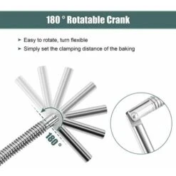 100mm Étau Perceuse à Colonne, Etau De Table Pour Perceuse à Colonne En Fonte Et Acier Avec Base Pivotante Étau Robuste De Fraisage, Pour Fraiseuse, Perceuse à Colonne Et Entretien Des Machines -Stanleyfaco Magasin 91154760 5