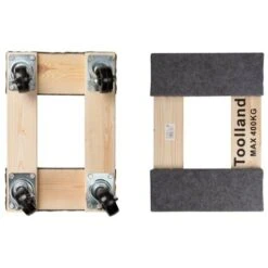 SUPPORT ROULANT POUR MEUBLES - RECTANGULAIRE - 460 X 320 Mm - CHARGE MAX. 400 Kg -Stanleyfaco Magasin 91407544 3