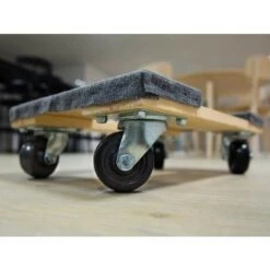 SUPPORT ROULANT POUR MEUBLES - RECTANGULAIRE - 460 X 320 Mm - CHARGE MAX. 400 Kg -Stanleyfaco Magasin 91407544 4