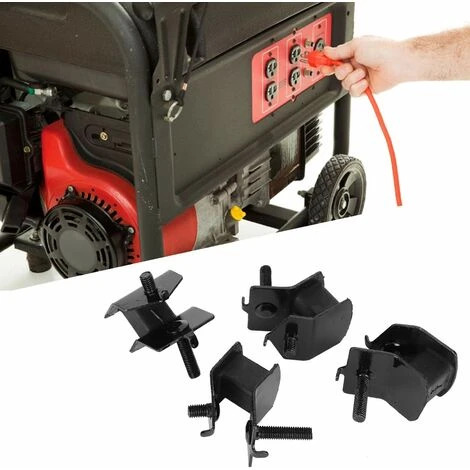 Lot De 4 Coussinets De Vibration Pour Générateur De Moteur à Essence - 168F/170F 2KW-3KW 4 Lot De 4 Coussinets De Vibration Pour Générateur De Moteur à Essence - 168F/170F 2KW-3KW – Image 2