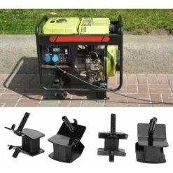 Lot De 4 Coussinets De Vibration Pour Générateur De Moteur à Essence - 168F/170F 2KW-3KW 9 Lot De 4 Coussinets De Vibration Pour Générateur De Moteur à Essence - 168F/170F 2KW-3KW -Stanleyfaco Magasin 91851652 3