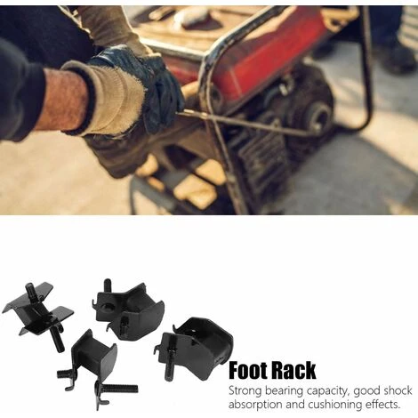 Lot De 4 Coussinets De Vibration Pour Générateur De Moteur à Essence - 168F/170F 2KW-3KW 6 Lot De 4 Coussinets De Vibration Pour Générateur De Moteur à Essence - 168F/170F 2KW-3KW – Image 4