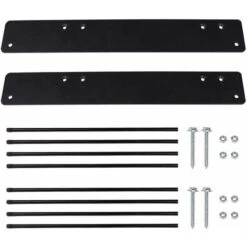 Support Outils Jardin Mural Porte Outils Balai Organiseur Garage En Métal Rangement Pour Balai Avec 8 Crochets -Stanleyfaco Magasin 92071749 5