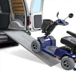 Rampe De Chargement Lot De 2 Rampes De Chargement En Aluminium De 135 Cm,Rampe D'accès Pour Moto, Voiture,Argenté HENGMEI -Stanleyfaco Magasin 92589919 4