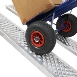 Rampe De Chargement Lot De 2 Rampes De Chargement En Aluminium De 135 Cm,Rampe D'accès Pour Moto, Voiture,Argenté HENGMEI -Stanleyfaco Magasin 92589919 5