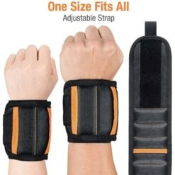 Bracelet Magnétique Avec 15 Aimants Puissants Pour Tenir Des Vis, Des Clous -Stanleyfaco Magasin 92676363 4