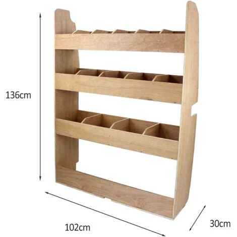 Monster Racking Meuble De Rangement En Contreplaqué Pour Ford Transit Custom SWB, Etagères De Rangement Pour Fourgon Et Véhicules Utilitaires, 102cm X 136cm X 30cm 7 Monster Racking Meuble De Rangement En Contreplaqué Pour Ford Transit Custom SWB, Etagères De Rangement Pour Fourgon Et Véhicules Utilitaires, 102cm X 136cm X 30cm – Image 5
