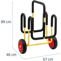 MSW Chariot Pour Paddle Pour 2 Chariot SUP Chariot Pour Paddle Gonflable 75 Kg -Stanleyfaco Magasin 92889783 5