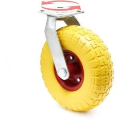 Roue En PU Roulette Pivotante Roulette Fixe 258x78mm Montée Pivotante