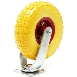 Roue En PU Roulette Pivotante Roulette Fixe 258x78mm Montée Pivotante -Stanleyfaco Magasin 9343282 4