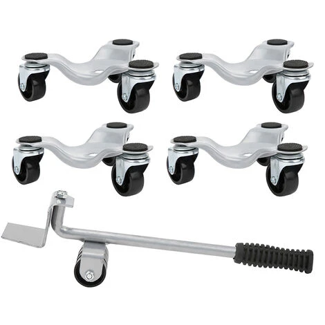 Ensemble De Transport De Meubles Silver Lifter Moving Plate For Heavy Objects Bearing 400KG 7 Ensemble De Transport De Meubles Silver Lifter Moving Plate For Heavy Objects Bearing 400KG â Image 5