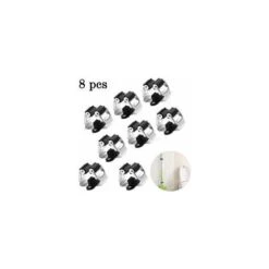 Lot De 8 Supports Muraux Pour Balai, Support De Vadrouille, Support De Suspension Pour Organisateur Mural -Stanleyfaco Magasin 96151425 3