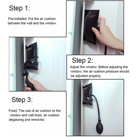 Coin Roulant Et Rouleur Lot De 2 Coussins De Montage Pour Voiture / Cale / Shimano / Butée De Porte / Levier / Tendeur Pneumatique / Pompe à Wedge / Outil D'alignement Gonflable Shim Air Rembourré Pui 7 Coin Roulant Et Rouleur Lot De 2 Coussins De Montage Pour Voiture / Cale / Shimano / Butée De Porte / Levier / Tendeur Pneumatique / Pompe à Wedge / Outil D'alignement Gonflable Shim Air Rembourré Pui – Image 5