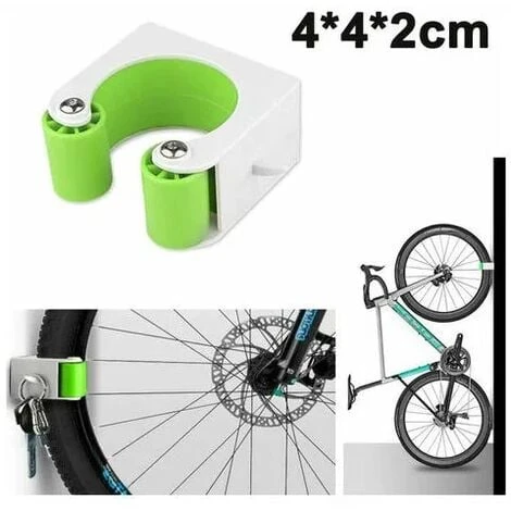 Lots De 2 Boucle De Stationnement De Vélo Support Mural VTT Vélo De Route Support De Rangement Vertical Clip Support De Vélo Présentoir Boucles VTT Vélo, Vert-442cm 3 Lots De 2 Boucle De Stationnement De Vélo Support Mural VTT Vélo De Route Support De Rangement Vertical Clip Support De Vélo Présentoir Boucles VTT Vélo, Vert-442cm