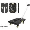 Chariot Multifonction FOLD Flat Avec Poigne'e Te'lescopique En Aluminium Et Roues Pivotantes A' 360o -Stanleyfaco Magasin 96777190 1