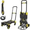 Chariot Pliable 2 En 1 FOLD MAX - Utilisable Aussi Bien Comme Chariot Que Comme Plaque A' Plate-forme Entie'rement Pliable, Capacite' De Charge 70/137 Kg -Stanleyfaco Magasin 96777192 1