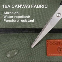 Sac à Outils En Toile Enroulable Avec 5 Poches Zippées, Sac à Outils Polyvalent (vert) -Stanleyfaco Magasin 97245588 3