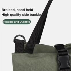 Sac à Outils En Toile Enroulable Avec 5 Poches Zippées, Sac à Outils Polyvalent (vert) -Stanleyfaco Magasin 97245588 4