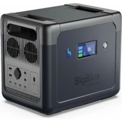 BigBlue CELLPOWA 2500 Générateur Électrique Portable, LiFePO4 Batterie De 1843Wh, Sorties CA 2500W (Surtension 5000W), Charge Rapide & ASI, Centrale Électrique Avec 11 Prises Pour Camping Voyage