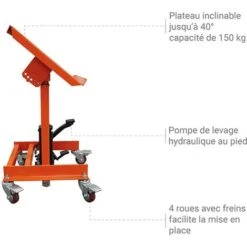 Pupitre Inclinable Charge 150 Kg - XH15A -Stanleyfaco Magasin 98068100 3