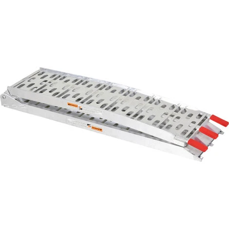 HOMCOM Rampe De Chargement Pliable Pour Tous Les Motos, Quad Aluminium Argent 6 HOMCOM Rampe De Chargement Pliable Pour Tous Les Motos, Quad Aluminium Argent – Image 4