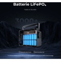 BLUETTI AC60 403Wh/600W Groupe Electrogène Portable, Charge Rapide En 1 Heure, Générateur Solaire étanche Et Anti-poussière Pour Camping En Plein Air, Fêtes, Caravanes, Jardins, Panne De Courant -Stanleyfaco Magasin 98748121 4