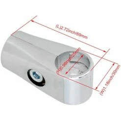 6 X Raccords De Serrage De Rack D’affichage 25mm Inner Dia Connecteurs De Tube Bidirectionaux -Stanleyfaco Magasin 99373682 3