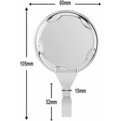 3 Pièces Crochet Ventouse Cuisine, Crochet à Ventouse Crochet Mural, Crochet Adhésif Puissant Pour Salle De Bain, Portes De Maison -Stanleyfaco Magasin 99409320 3